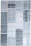 Flycarpets Sarande Vloerkleed Vintage Grijs Patchwork Laagpolig 120x170 cm - Thumbnail 1