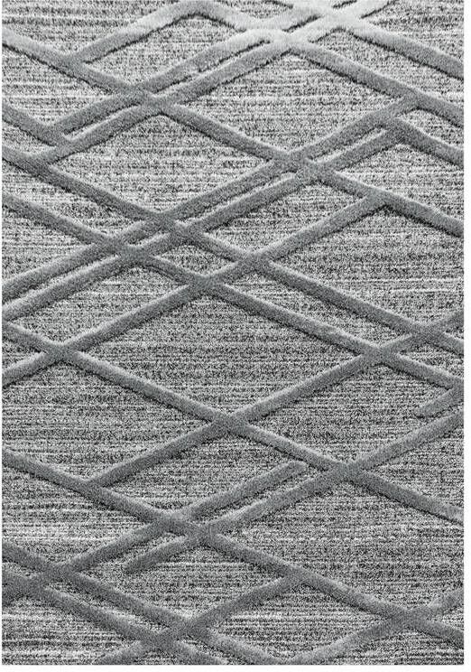 Flycarpets Sofia Modern Vloerkleed Grijs Crème Laagpolig Tapijt Woonkamer 120x170 cm - Foto 5