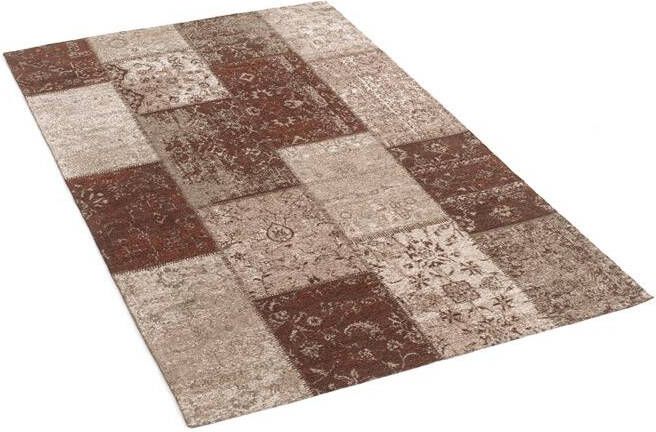 Flycarpets VAN GOGH COLLECTION VINTAGE TAUPE KOPER VLOERKLEED PATCHWORK - Foto 2