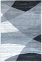 Flycarpets Verona Modern Vloerkleed Grijs Zwart Laagpolig Carpet Woonkamer 160x230 cm - Thumbnail 1