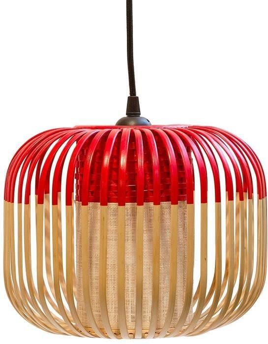 Forestier Bamboo Light hanglamp extra small Ø27 rood