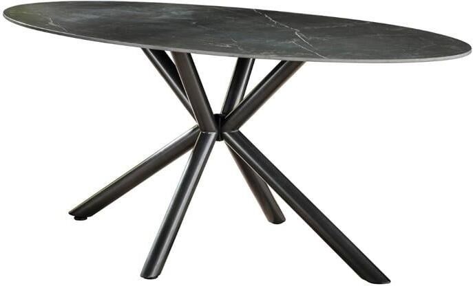 Fraaai Alvito ovale eettafel 180 cm keramiek