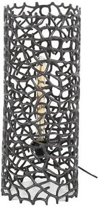 Fraaai Boyd vloerlamp Ø25 cm weaver cylinder M zwart nikkel