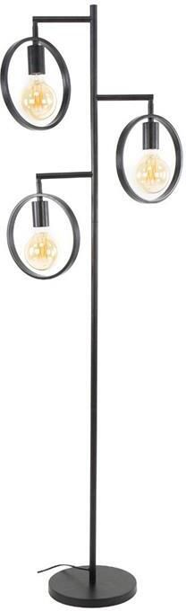 Fraaai Caleb vloerlamp 3L metaal 155 cm