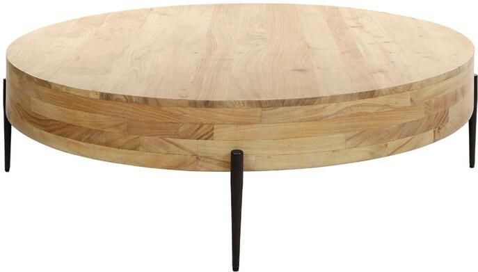 Fraaai Dario ronde salontafel Ø120 cm massief acacia naturel - Foto 2
