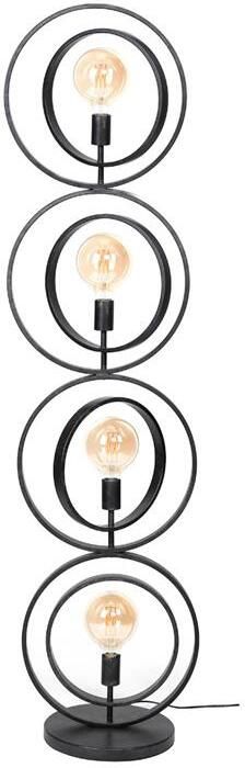 Fraaai Erika vloerlamp 4L XL zwart