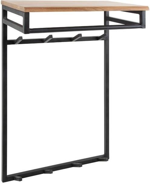 Fraaai Joshua kapstok 2x4 haken hoog acaciahout - Foto 2