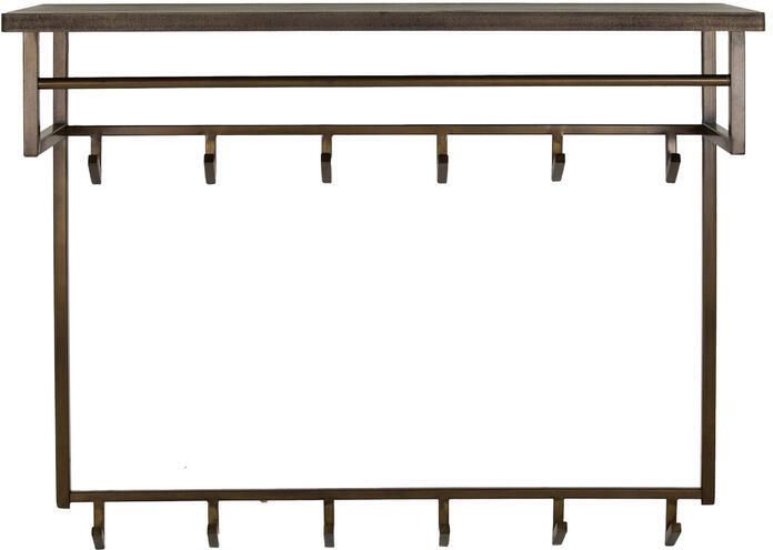 Fraaai Nowi kapstok hoog 12 haken brons antiek - Foto 2