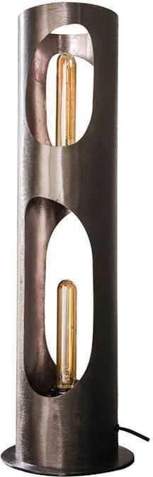 Fraaai Sherrie vloerlamp Ø20 cm zwart nikkel