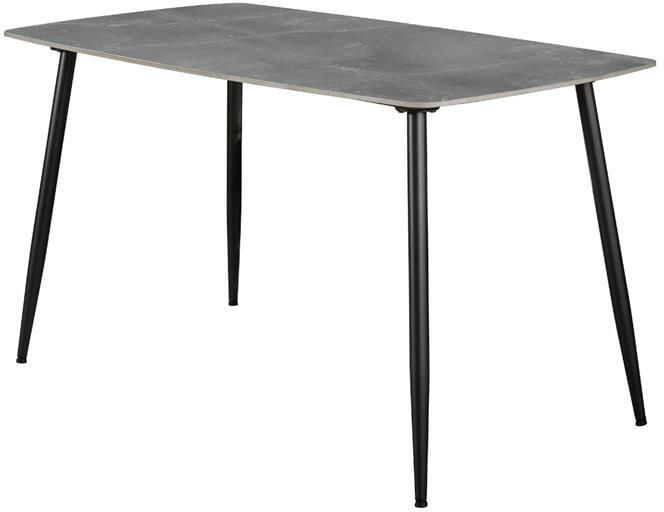 Fraaai Susan eettafel 140 cm keramiek lichtgrijs