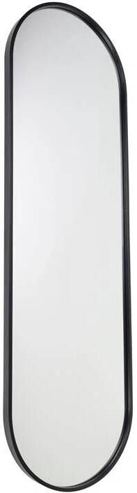 Loft42 Fragix Boston Passpiegel Ovaal Zwart Metaal 130x40