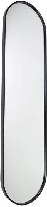 Loft42 Fragix Boston Passpiegel Ovaal Zwart Metaal 150x40