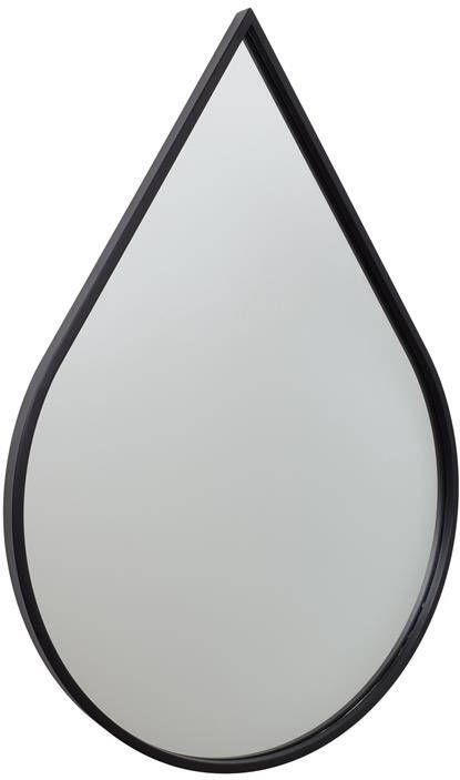 Loft42 Fragix Boston Spiegel Druppel Zwart Metaal 50x70