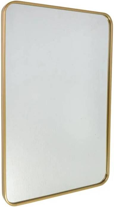 Loft42 Fragix Boston Spiegel Rechthoekig Goud Metaal 90x60
