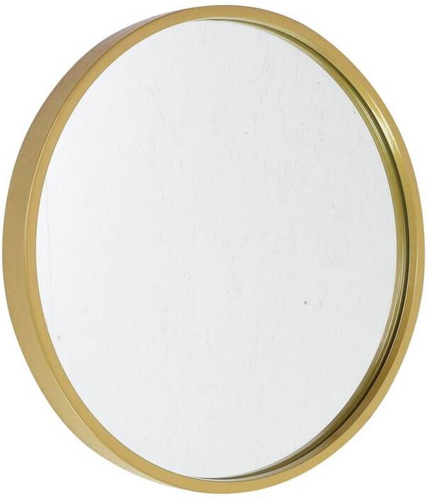 Loft42 Fragix Boston wandspiegel rond Goud Metaal Ø35cm Industrieel