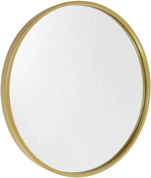 Loft42 Fragix Boston wandspiegel rond Goud Metaal Ø45cm Industrieel