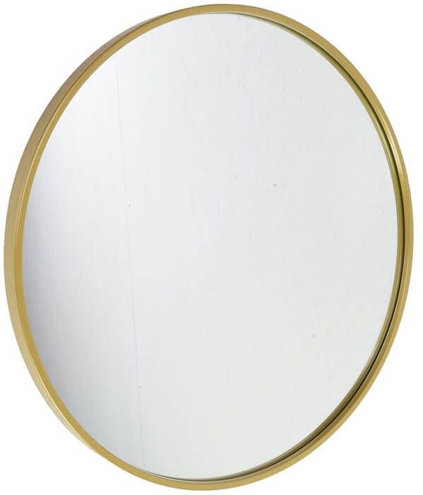 Loft42 Fragix Boston wandspiegel rond Goud Metaal Ø60cm Industrieel