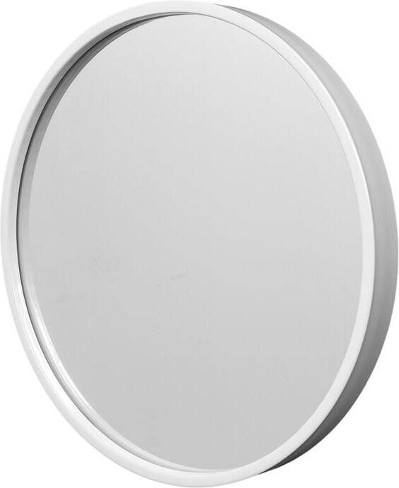 Loft42 Fragix Boston wandspiegel rond Wit Metaal Ø35cm
