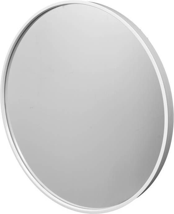 Loft42 Fragix Boston wandspiegel rond Wit Metaal Ø60cm