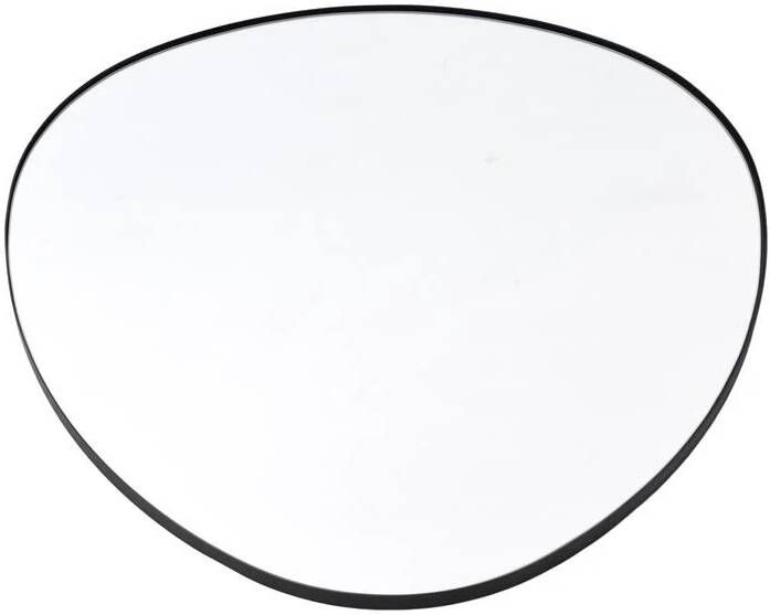 Loft42 Fragix Nomad wandspiegel Organisch Zwart metaal 60x60