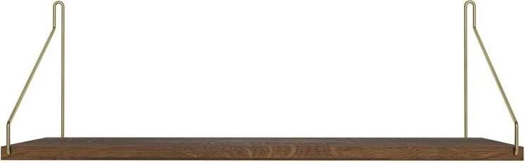Frama Shelf wandplank 60x20 donker|messing