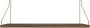 Frama Shelf wandplank 60x20 donker|messing - Thumbnail 1
