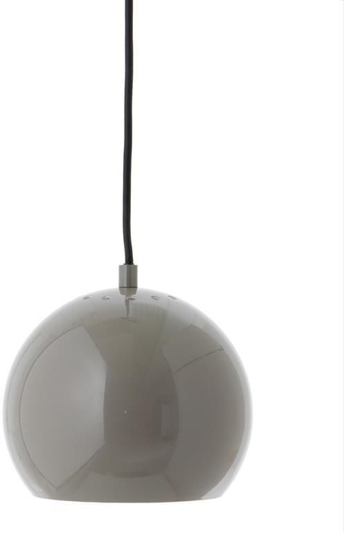 Frandsen Ball Metal Hanglamp Ø 18 cm Warm Grey Glossy