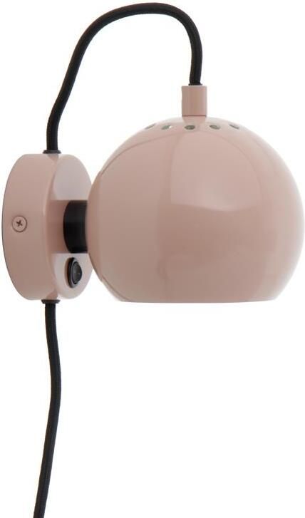 Frandsen Ball Metal Magnet Wandlamp Ø 12 cm Nude Glossy