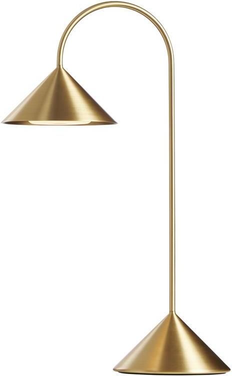 Frandsen Grasp tafellamp H47 LED oplaadbaar brass