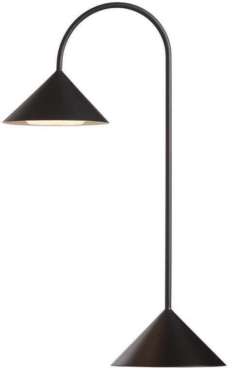 Frandsen Grasp tafellamp H47 LED oplaadbaar matt black