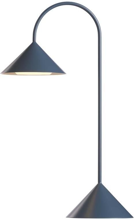 Frandsen Grasp tafellamp H47 LED oplaadbaar matt petroleum