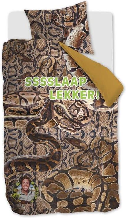 Freek Vonk Ssslaap Lekker Dekbedovertrek 140x200 Bruin
