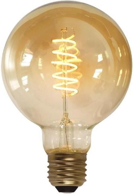 Freelight E27 7Watt Led Gold 95mm incl. Stappen Dimmer