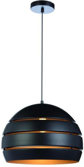 Freelight Hanglamp Djarin Mat Zwart & Goud Ø 40cm