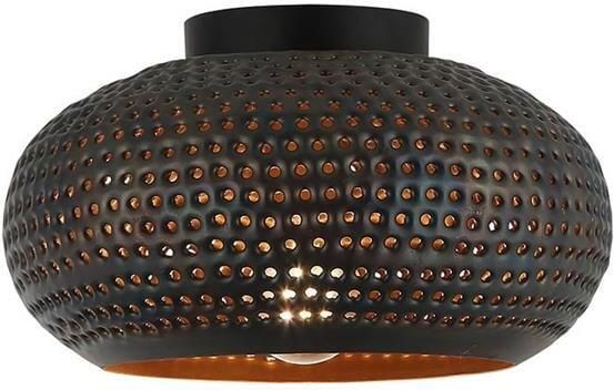 Freelight Plafondlamp Fuoco Bruin Zwart Ø 30cm E27 Fitting