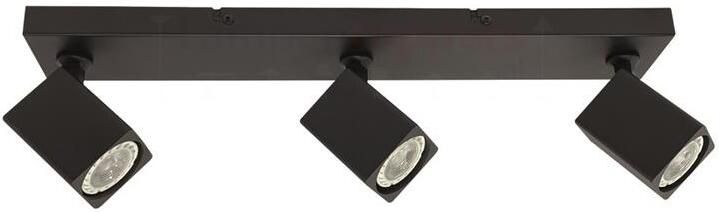 Freelight Spot Quadro Zwart GU10 3-Lichts