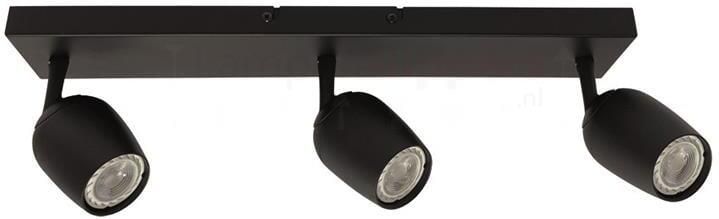 Freelight Spot Trova Zwart GU10 3-Lichts Balk
