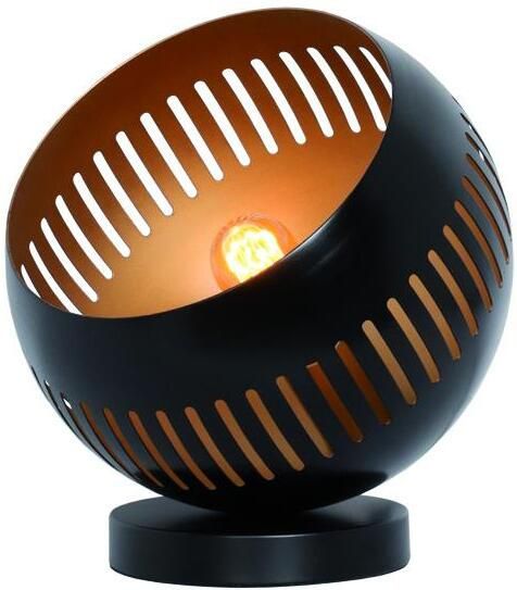 Freelight Tafellamp Globo Zwart Goud Ø 24cm E27