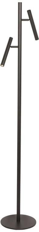 Freelight Vloerlamp Luogo Led 2-Lichts Zwart incl. Dimmers