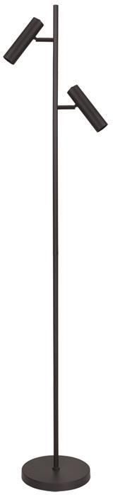 Freelight Vloerlamp Undici Zwart 2 Lichts Mini GU10