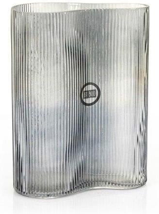 FURNILUX Vaas Riba 5 grey glas