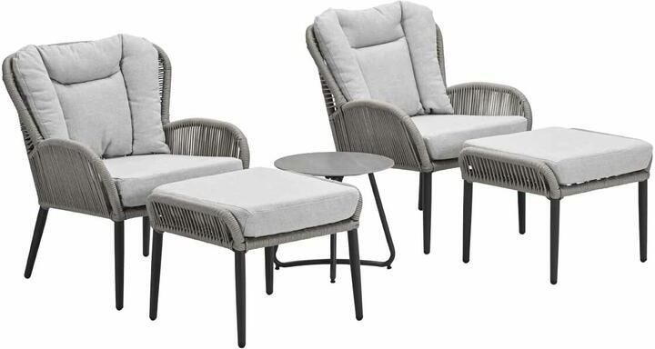 Garden Impressions Bentong Fons loungestoelen incl. voetenbank