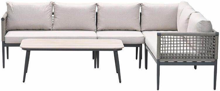 Garden Impressions Burela loungeset 5-delig rechts taupe