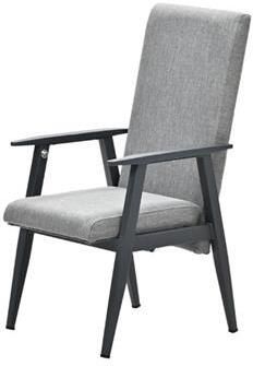 Garden Impressions Foggia verstelbare fauteuil carbon black sand texfiber