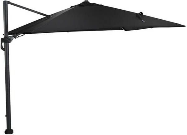 Garden Impressions Hawaii Lumen parasol 300x300 carbon black| zwart