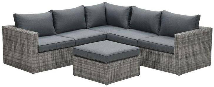 Garden Impressions Orangebird loungeset 4-delig organic grey reflex black