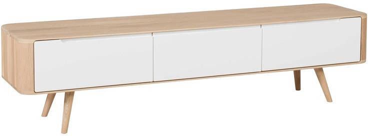 Gazzda Ena dressoir tv-meubel 180x42 whitewash