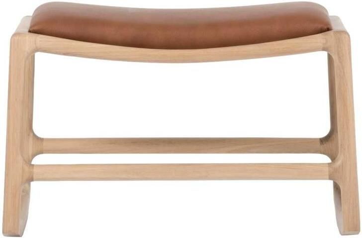 Gazzda Dedo voetenbank Dakar Leather Whisky 2732