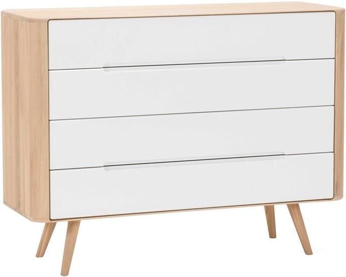 Gazzda Ena ladekast twee whitewash