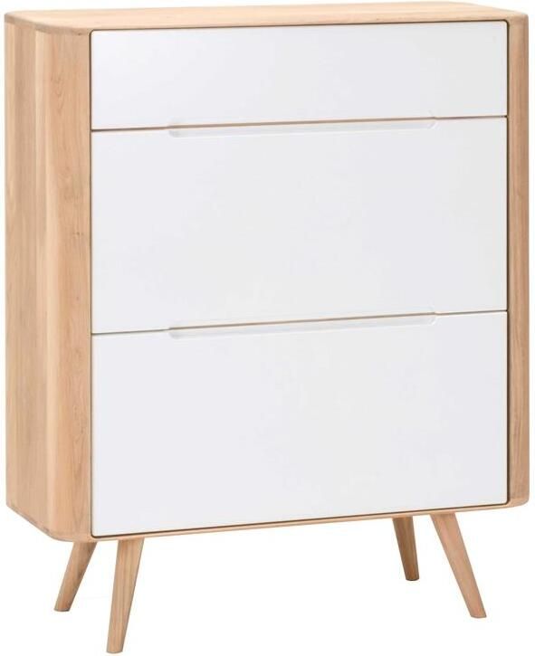 Gazzda Ena schoenenkast whitewash